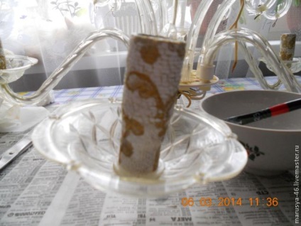 Régi csillár (decoupage) régi csillár