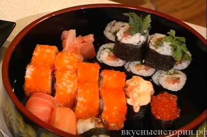 Sushi tekercs otthon