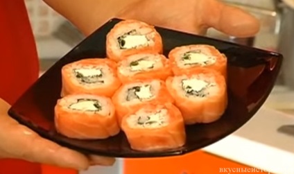 Sushi tekercs otthon