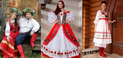 Esküvő a magyar népi stílusban, design