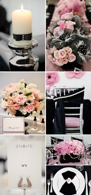 Az esküvő a stílus Koko Shanel luxus és kifinomultság