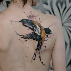 Tetoválás a lapocka, férfi és női tetoválás fotó