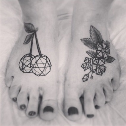 Tetoválás a lábfej