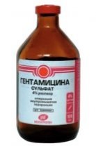Állatgyógyászati készítmény 4% gentamicin (gentamicin-szulfát) (gentamycin) Állatgyógyászati készítmény 4% gentamicin (gentamicin-szulfát)