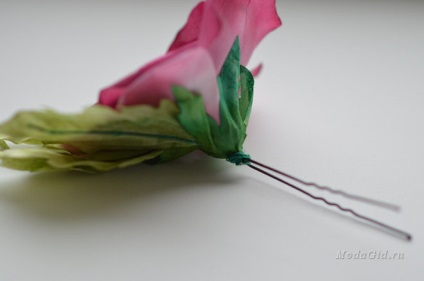 Kézzel készített virágok ki szövet a stílus dolce - Készítette mesterkurzust
