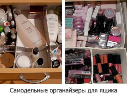 Kozmetikai tárolás - érdekes ötletek és képek