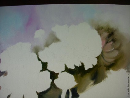 olaj festék festmény készít képet bazsarózsák - Fair Masters - kézzel készített, kézzel készített