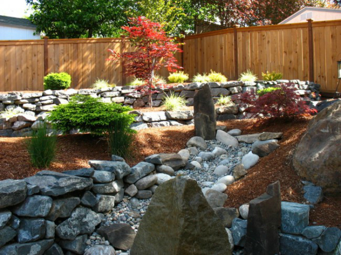 17 Lenyűgöző például köveket használt kerttervezés