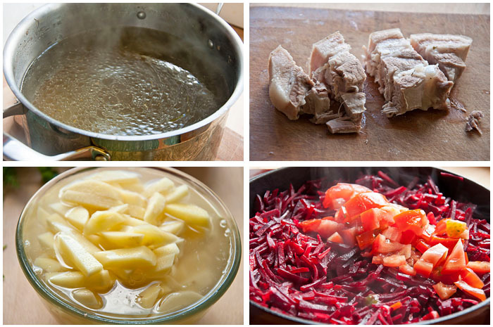 Borsch nélkül káposzta (leves) Leves nélkül káposzta