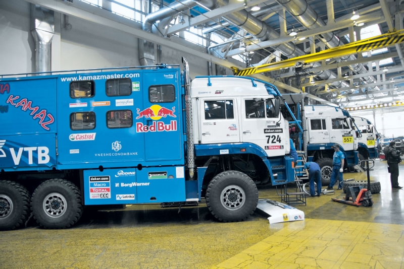 A KAMAZ meglepetés A KAMAZ meglepetés, hogy a „Dakar”