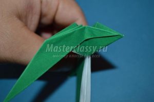 Tesszük dinoszauruszok a technika origami a részletes tanulságok