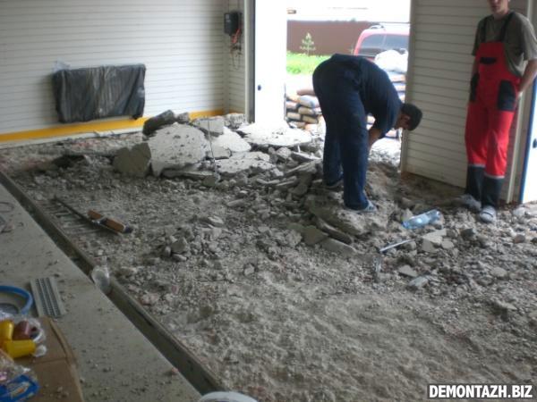 Bontás beton esztrich ár