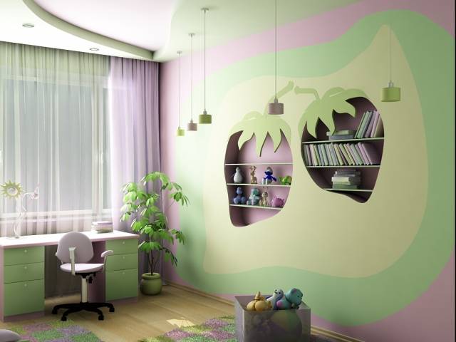 A design a falak gipszkarton (40 fotó) - szekrények, rések, ívek (fülkékben) A design a falak gipszkarton (40 fotó) - szekrények, rések, boltívek