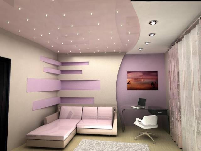 A design a falak gipszkarton (40 fotó) - szekrények, rések, ívek (gipszkarton) A design a falak gipszkarton (40 fotó) - szekrények, rések, boltívek