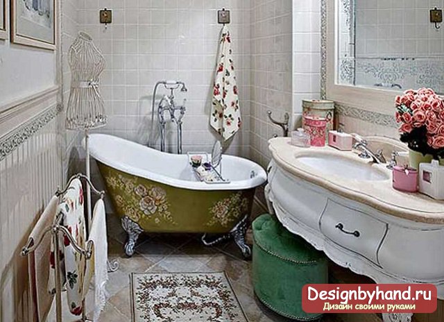 A design a fürdőszoba kis méretű (méret) A design a fürdőszoba kicsi mérete