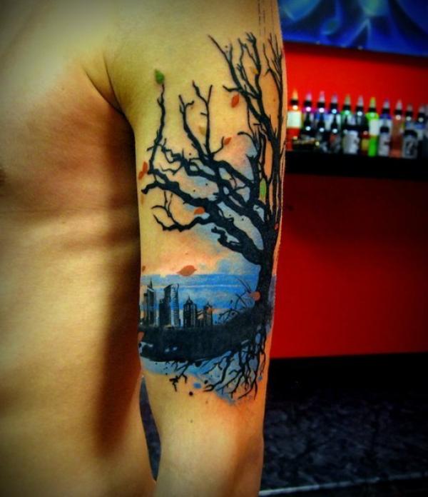 Fotók és fontosságát fa tetoválás