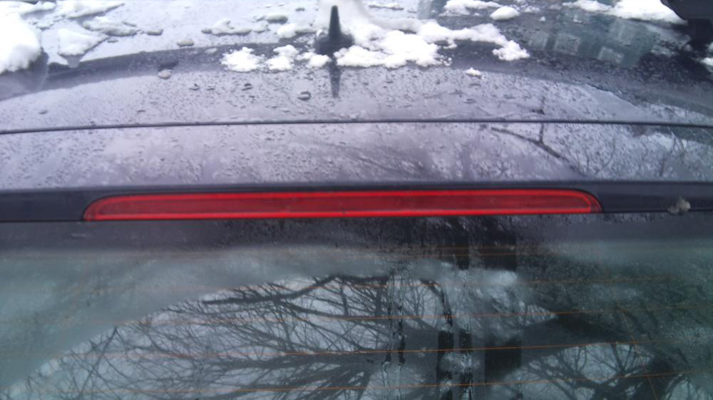 A hátsó féklámpa a piros audi a6 c6 (stop) A hátsó piros stop jel az audi a6 c6