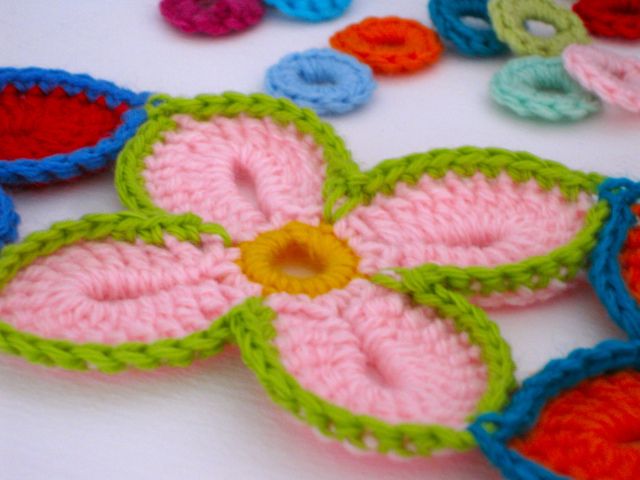 Hogyan horgolt minta Hawaii Flower (kreativitás) Hogyan horgolt virág mintás hawaii