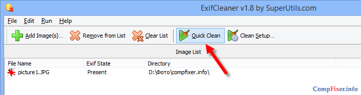 Hogyan lehet törölni fotókat exif (eltávolítás) Hogyan lehet törölni fotókat exif