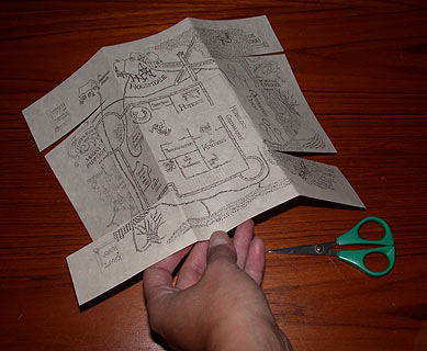 Térkép fosztogatók (Harry Potter), játék nyomtatható