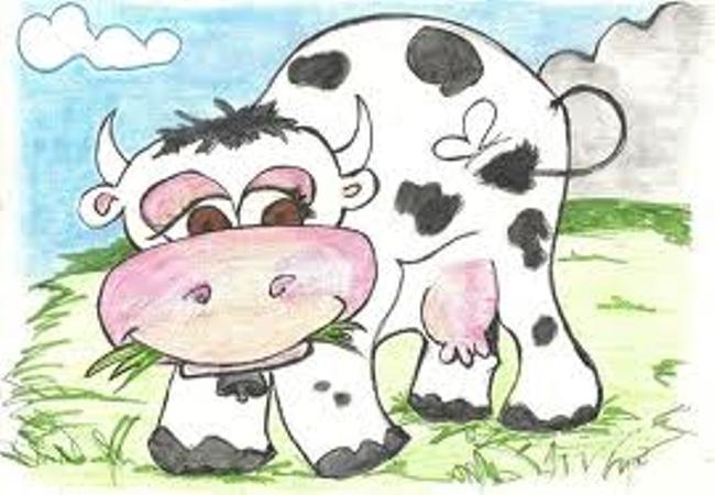 Cow tapéták gyermekek