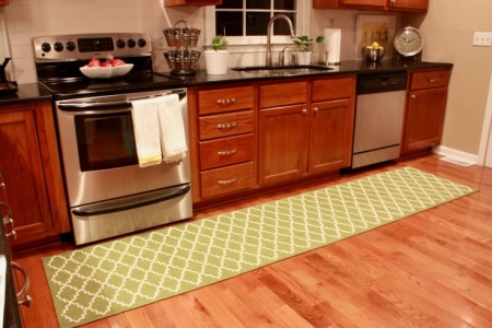 Mat a padlón a konyhában (61 fotó) Konyhai szőnyeg kezük szilikon alapú