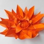 Kusudama futball labda papírból, kite