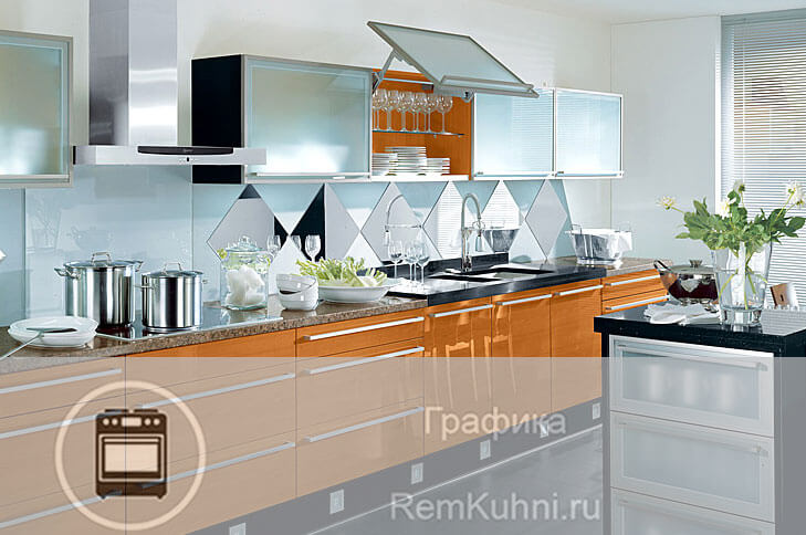 Konyhai high-tech fotó legjobb design, hogyan lehet a saját kezét (a konyhában) Konyhai high-tech fotó legjobb design, hogyan lehet a saját kezét