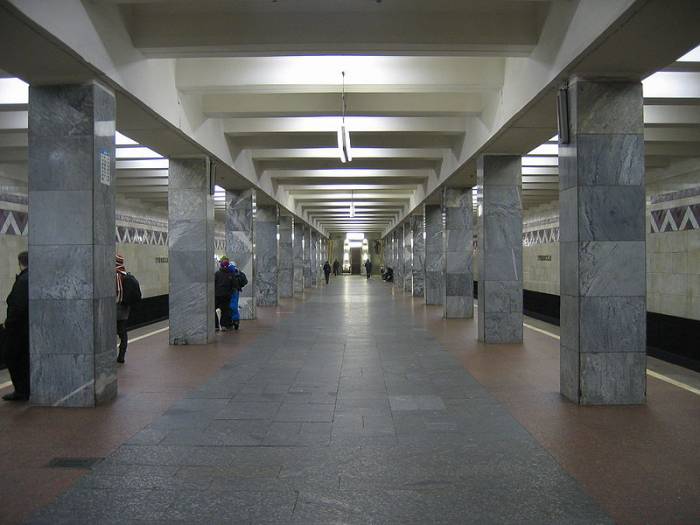Metro Tushinskaya a térképen