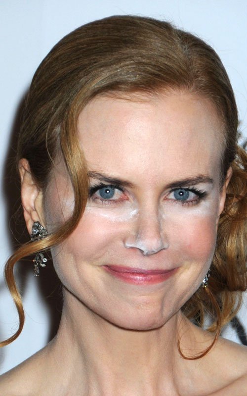 Sikertelen smink Nicole Kidman