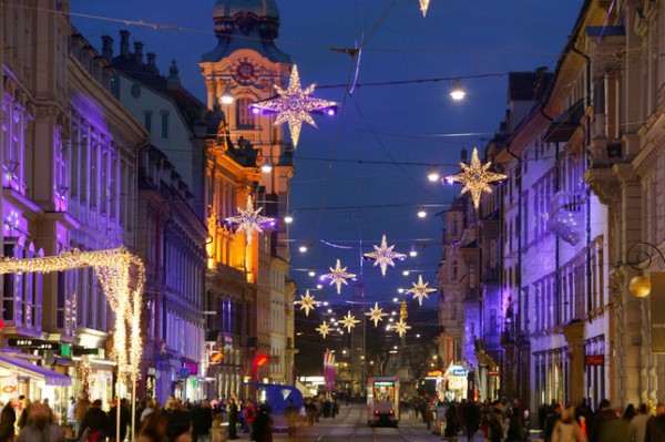 Karácsonyi dekoráció az utcák (New Year) Karácsonyi dekoráció az utcák