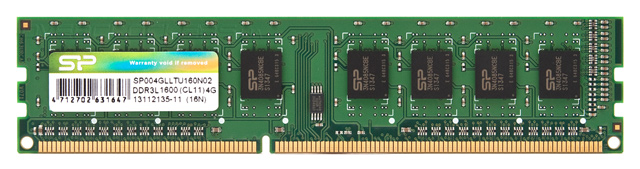 Áttekintés Silicon Power sp004glltu160n02 memóriája 4 gigabájt egy tápfeszültség 1 35