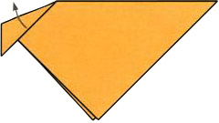 Origami Csirke - szerelési rendszer lépésről lépésre origami (amely lehetővé tette az ötödik szakaszban) Origami Chicken - assembly program lépésről lépésre origami
