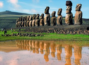 Húsvét-sziget és Moai kőszobrok (sziget) Húsvét-sziget Moai szobrok és kő