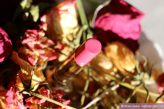 Tápláló rúzs rouge feltűnés (árnyalat száma 04 trópusi rózsaszín) a Clarins -, fényképek és ár