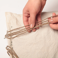 Weave makramé táska cekker (balra tenni a menet) Weave makramé táska cekker