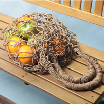 Weave makramé táska cekker (extra hurok kötél) Weave makramé táska cekker