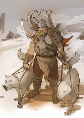 A szakaszos rajz leckét Viking (Viking) A szakaszos Viking rajz lecke