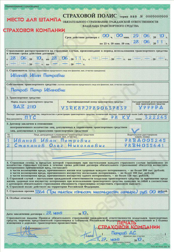 CTP politikák - meg kell tudni (Rosgosstrakh engedély CTP) CTP politikák - meg kell tudni