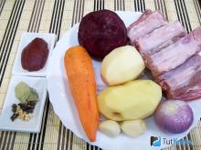 Recept piros leves nélkül a káposzta (vörös káposzta leves nélkül) Recept piros leves nélkül káposzta