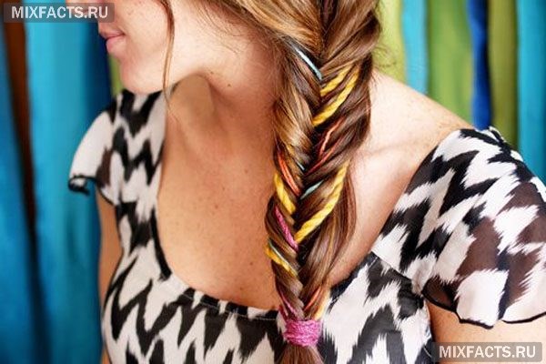Fishtail frizura (fotó) (farok) Fishtail frizura (fotó)