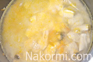 Rizottó csirkével és gombával egy recept fotó multivarka