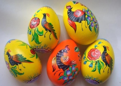 Festés Húsvéti tojások a kezüket (saját) Festés Húsvéti tojások a kezüket