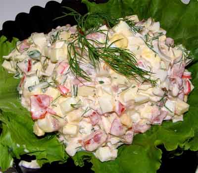 Saláták évfordulóján és mindenféle receptek