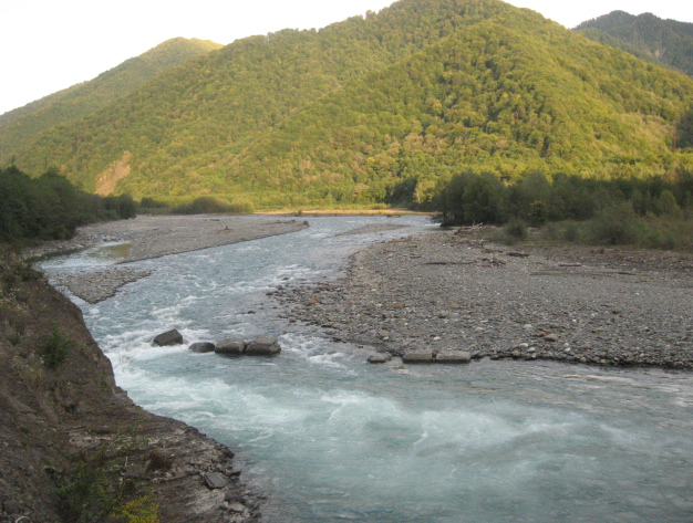 A legszebb folyók Abházia, nyugodjék Gagra