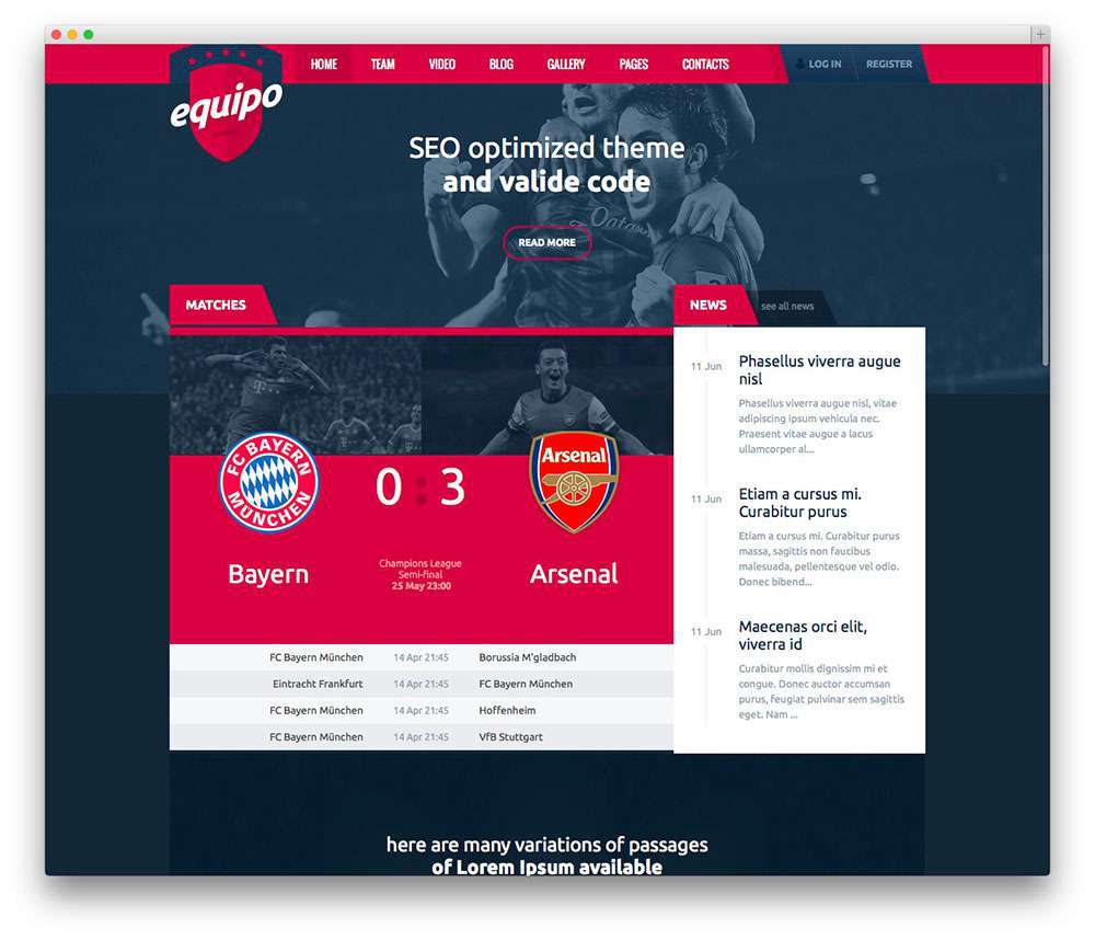 Sablonok sport honlapok klubok, csapatok, 2016-ban (a tényleges HTML5 CSS3) Sablonok sport honlapok klubok, csapatok 2016-ban