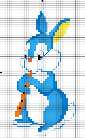 hímzés rendszer - nyúl, blog feleségek (Bunny) hímzés rendszer - nyúl, blog feleségek