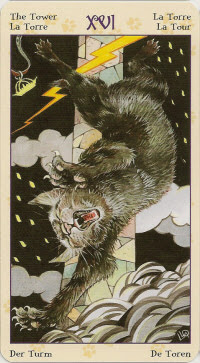 Pagan Tarot macskák (macska) Pagan Tarot macskák