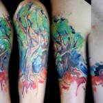 Tattoo érték fa, fotók, vázlatok (fotó) Tattoo fa értékét, és a miniatűrök