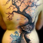 Tattoo érték fa, fotók, vázlatok (vázlatok) Tattoo fa értékét, és a miniatűrök